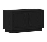 vidaXL Mobile TV Nero Rovere 80x35x45 cm Legno Ingegnerizzato