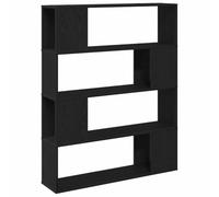 vidaXL Centro di intrattenimento Nero 100 x 24 x 124 cm, Mobile Porta TV Moderna, Armadietto Funzionale, Consolle Multifunzionale, Arredo Stiloso per Organizzare