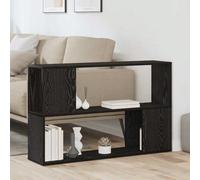 vidaXL Centro di intrattenimento Nero 100 x 24 x 63 cm Il mobile TV e libreria moderno è una scelta super per chi cerca bellezza e praticità. Con il suo design elegante, linee nette e senza fronzoli,