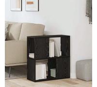 vidaXL Centro di intrattenimento Nero 60 x 24 x 63 cm Il mobile TV e libreria moderno è una scelta super per chi cerca bellezza e praticità. Con il suo design elegante, linee nette e senza fronzoli, s