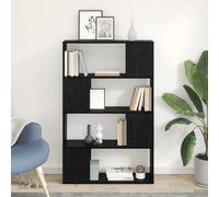 vidaXL Centro di intrattenimento Rovere nero Legno ingegnerizzato
