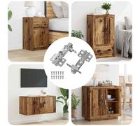 vidaXL Cerniera 2 pcs Nichel 139 x 64,1 x 10 mm Ferro