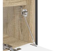 vidaXL Cerniera a barra di trascinamento 12 pz Argento 190 mm Metallo