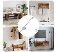 vidaXL Cerniera a supporto per coperchio 12 pcs Argento Ferro, Ufficio, Area, Industriale, Tavoli a Discesa, Sedie, Spazi di Lavoro, Attrezzature, Forniture, Archiviazione, Organizzazione, Efficienza