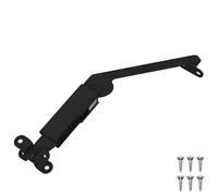 vidaXL Cerniera a supporto per coperchio 12 pcs Nero 192 x 32 x 50 mm, Cerniera metallica resistente, supporto coperchio per mobili, meccanismo a molla, componenti fai-da-te, finitura zinco