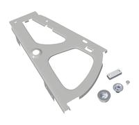 vidaXL Cerniera per cassetto Flip 12 pcs Argento 235 x 155 x 30 mm, Cerniera per Accesso alla Porta, Hardware in Ferro Moderno, Giunto Pivotante Durevole, Finitura Grigia Robusta, Sicuro per Uso Comm