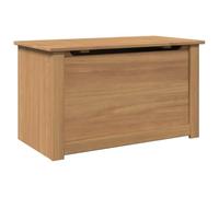 vidaXL Cesta con Coperchio Panama 79x42x46 cm Legno Massello di Pino, cassapanca con Coperchio, Cassa portaoggetti, cesta dei Giocattoli, Baule