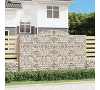 Cesti Gabbioni ad Arco 11 pz 300x50x180/200 cm Ferro Zincato