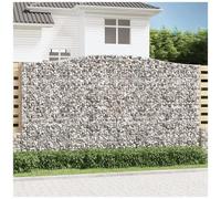 VIDAXL - Cesti Gabbioni Ad Arco 4 Pz 400x50x220/240 Cm Ferro Zincato