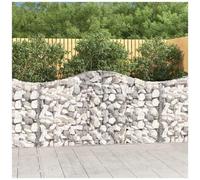 VIDAXL - Cesti Gabbioni Ad Arco 50 Pz 200x30x100/120 Cm Ferro Zincato