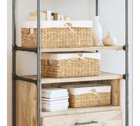 vidaXL Cesti per Stoccaggio 3 pz Giacinto d'acqua 40 x 30 x 18 cm