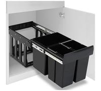 VIDAXL - Cestino Estraibile per Mobile Cucina Chiusura Ammortizzata 48 L
