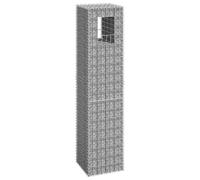 vidaXL Cesto a Gabbione a Torre 40x40x180 cm in Ferro