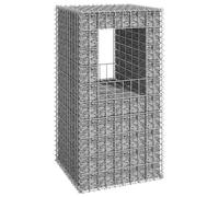 vidaXL Cesto a Gabbione a Torre 50x50x100 cm in Ferro