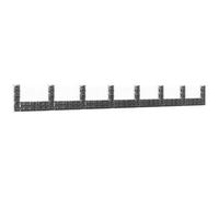 VIDAXL - Cesto Gabbione A U Con 8 Pali In Ferro 860x20x100 Cm