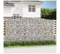 VIDAXL - Cesto Gabbione Ad Arco 400x50x200/220 Cm Ferro Zincato