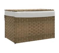 AX Cesto Portabiancheria Lavanderia 55.5x35x34cm Polyrattan Bucato Casa + 372049