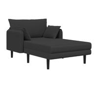 vidaXL Chaise longue oversize Grigio Scuro Bouclé