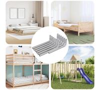 vidaXL Chiave Esagonale 12 pcs Argento 32 x 86 mm Acciaio, Officina, forma a L, design durevole per uno spazio ottimizzato, ideale per uffici, case e ambienti collaborativi