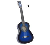 vidaXL Chitarra classica per principianti e bambini Legno massello di tiglio con corde Blu 1/2 34''
