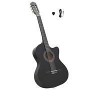 VIDAXL - Chitarra Classica Western con Equalizzatore e 6 Corde Nera - SPEDIZIONE GRATUITA