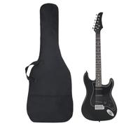 vidaXL Chitarra Elettrica per Principianti con Custodia Nera 4/4 39"