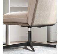 vidaXL Cilindro a Gas per Sedia da Ufficio Nero 261-351 mm Ferro