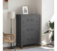 vidaXL Classificatore Industriale Antracite 75x40x115 cm in Metallo