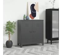 vidaXL Classificatore Industriale Antracite 90x40x100 cm in Acciaio