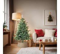vidaXL Collare per Albero di Natale Marrone 60 x 60 x 22 cm seagrass