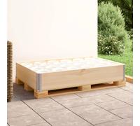 vidaXL Collare per Pallet 80x120 cm in Legno Massello di Pino