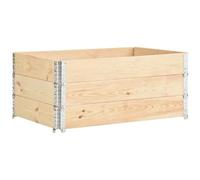 VIDAXL - Collari per Pallet 3 pz 100x150 cm in Legno Massello di Pino