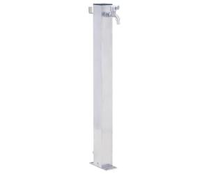 vidaXL Colonna d'Acqua da Giardino 40 cm Acciaio Inox Quadrato