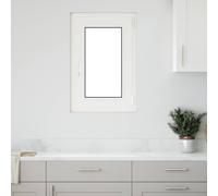 vidaXL Finestra per Soffitta RISOR 50 x 75 cm PVC e Vetro Bianco, Finestra seminterrato moderna, vetro resistente in PVC, efficiente dal punto di vista energetico, isolamento termico, insonorizzata
