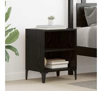 vidaXL Comodini 2 pcs Quercia Nera 40x30x50 cm Legno Ingegnerizzato