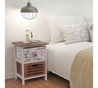 vidaXL Comodini 2 Pezzi In Legno
