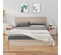 vidaXL Comodini 2 pz 40x35x49 cm in Legno Massello di Pino