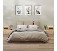 vidaXL Comodini 2 pz 60x34x51 cm in Legno Massello di Pino