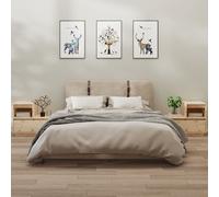 vidaXL Comodini 2 pz 60x34x51 cm in Legno Massello di Pino