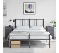vidaXL Comodini 2 pz Antracite 34,5x39x62 cm in Acciaio