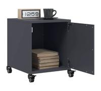 vidaXL Comodini 2 pz Antracite 36x39x43,5 cm in Acciaio