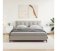 vidaXL Comodini 2 pz Bianchi 40x30x50 cm in Legno Multistrato