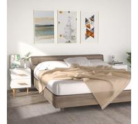 vidaXL Comodini 2 pz Bianchi 40x35x47,5 cm