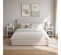 vidaXL Comodini 2 pz Bianco 40 x 30 x 60 cm Legno ingegnerizzato