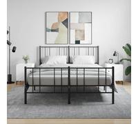 vidaXL Comodini 2 pz Bianco Lucido 40x40x50 cm in Legno Multistrato