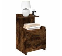 vidaXL Comodini 2 pz con 2 cassetti Rovere Affumicato 40x36,5x62 cm