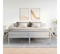 vidaXL Comodini 2 pz con Cassetto Grigio Sonoma 39x28x41 cm, tavolino da Notte, tavolino, Arredamento per Camera da Letto