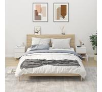 VIDAXL - Comodini 2 Pz In Bianco 40x35x50 Cm