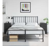 vidaXL Comodini 2 pz Neri 34,5x39x62 cm in Acciaio