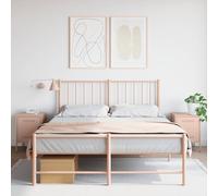 vidaXL Comodini 2 pz Rosa 36x39x50,5 cm in Acciaio